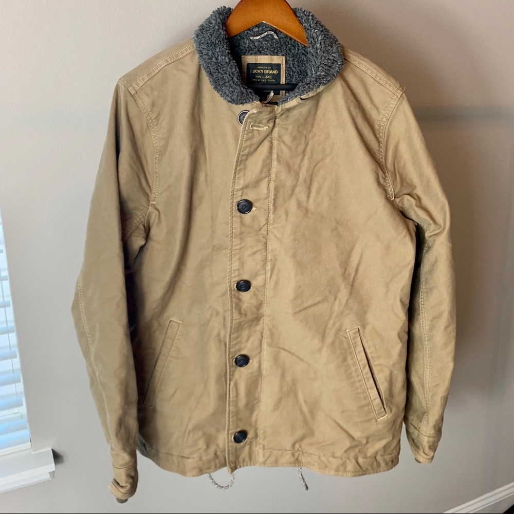 Men’s tan Deck Jacket